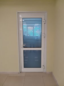 Алюминиевая дверь 600×2000 мм. GFTD8201